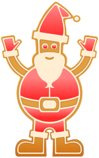 Lebkuchen-Weihnachtsmann